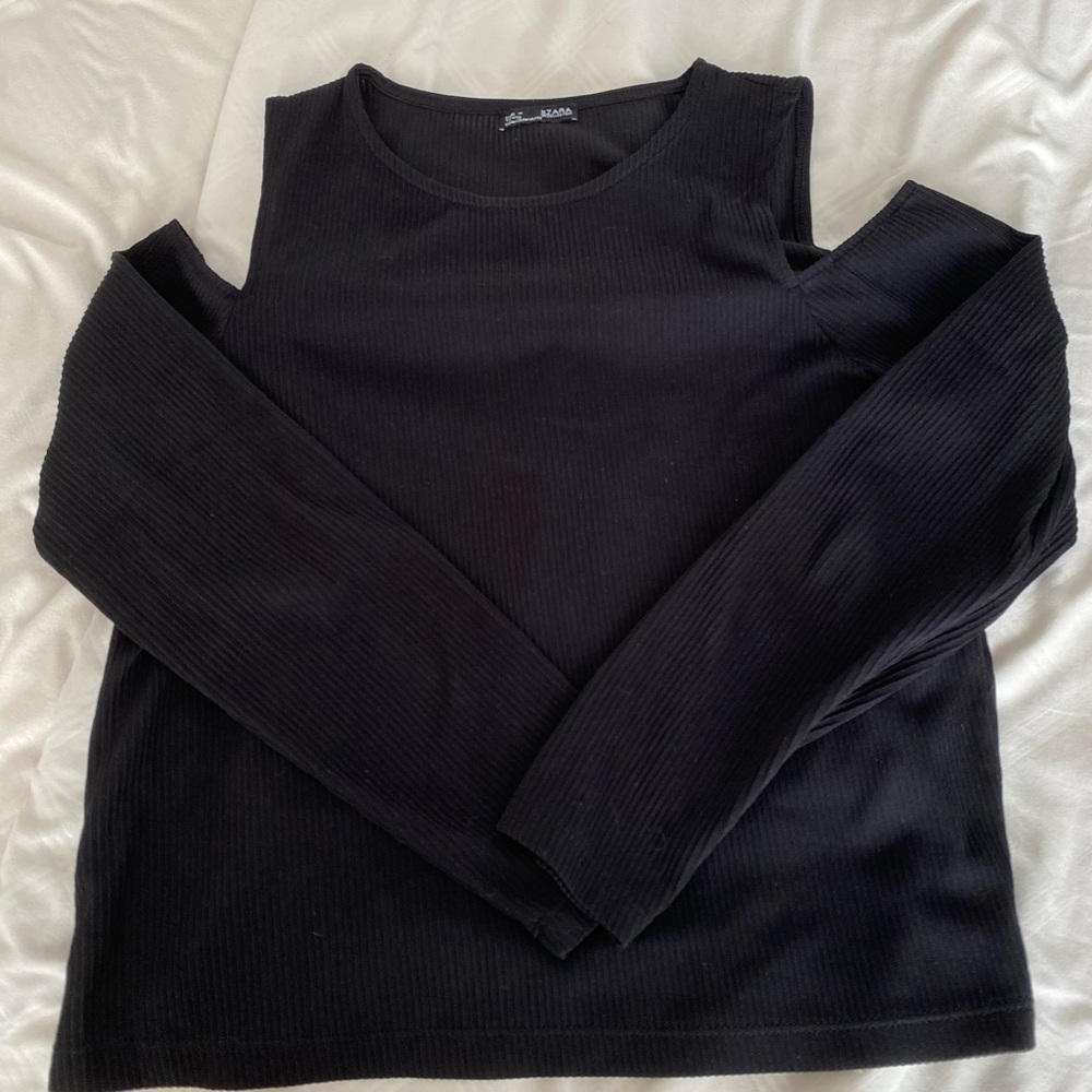ZARA open shoulder longsleeve